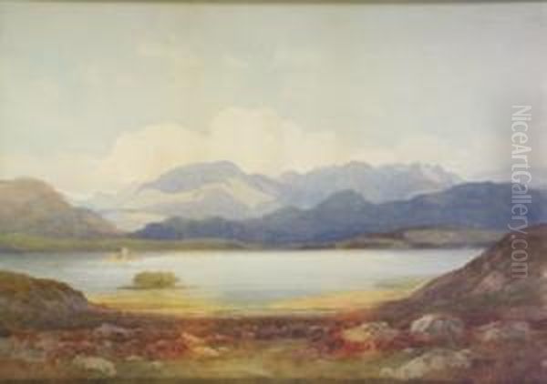 Upper Lough Corrib Oil Painting by George, Captain Drummond-Fish