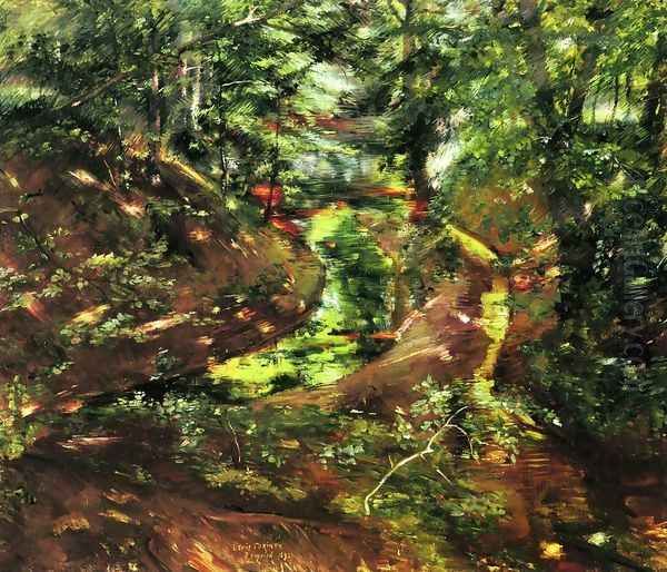 In the Woods near Bernried Oil Painting by Lovis (Franz Heinrich Louis) Corinth