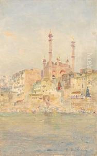 Istanbul Oil Painting by Nikolai Nikanorovich Dubovsky