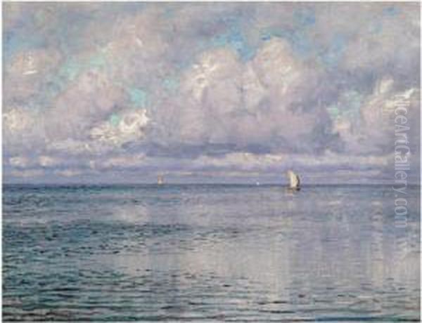 Seascape Oil Painting by Nikolai Nikanorovich Dubovsky