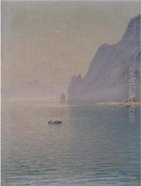 Midday In The Crimea Oil Painting by Nikolai Nikanorovich Dubovsky