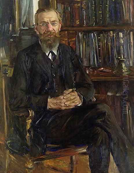 Portrait of Dr Edward Meyer (1855-1930) 1910-11 Oil Painting by Lovis (Franz Heinrich Louis) Corinth