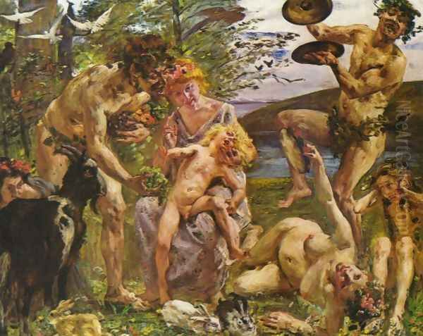 The youth of Zeus Oil Painting by Lovis (Franz Heinrich Louis) Corinth