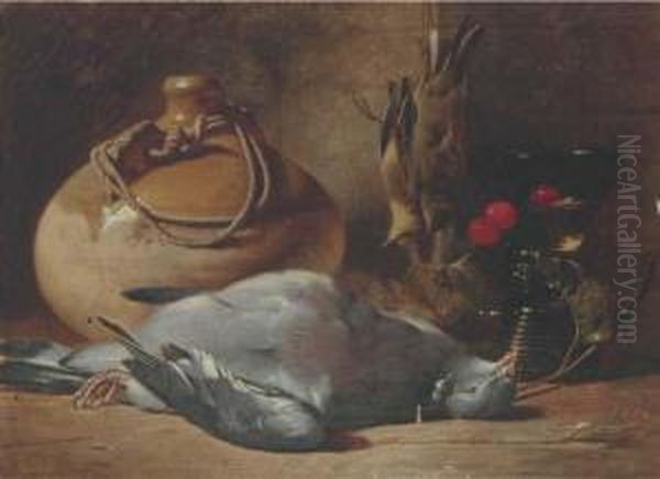 A Pigeon, Songbirds Oil Painting by William Duffield