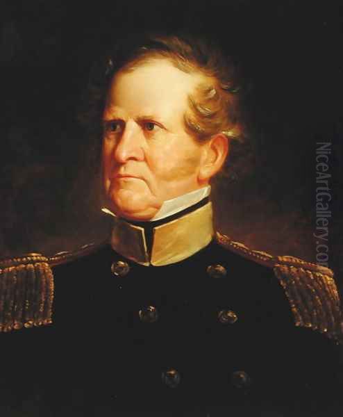 General Winfield Scott (1786-1866), c.1835 Oil Painting by George Catlin