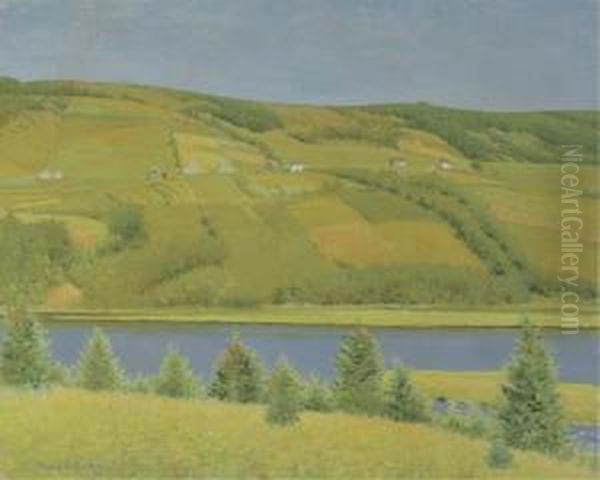 Margaree River Valley by Frank Vincent Dumond