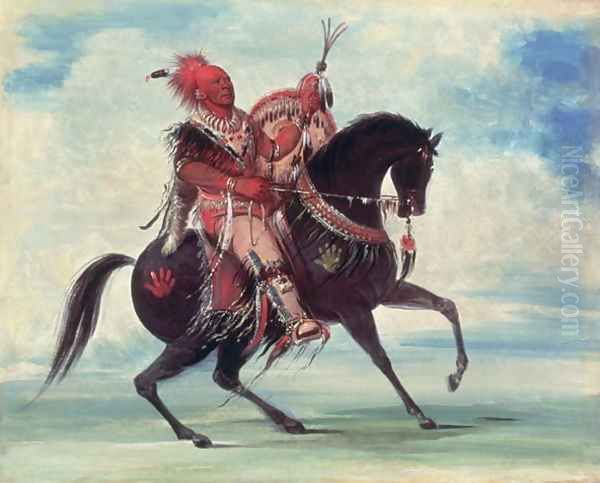 Chief Keokuk, 1834 by George Catlin