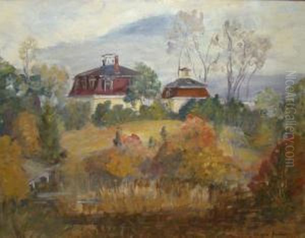 Capt. Penniman House Oil Painting by Harold C. Dunbar