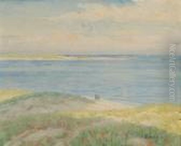 Cape Cod Seascape. Oil Painting by Harold C. Dunbar