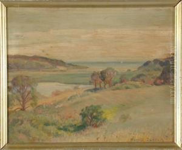 Cape Cod Landscape Oil Painting by Harold C. Dunbar