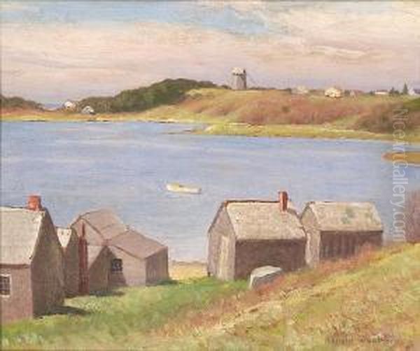 The Mill Pond Oil Painting by Harold C. Dunbar