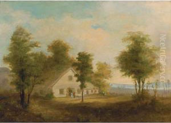 Summer Oil Painting by Robert Scott Duncanson