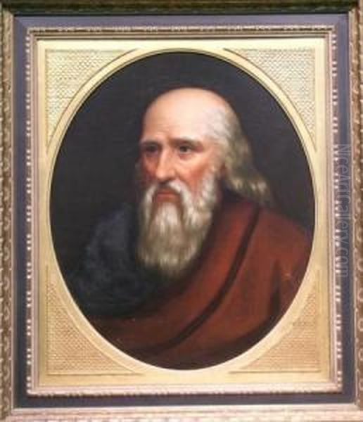 Noah Oil Painting by Robert Spear Dunning