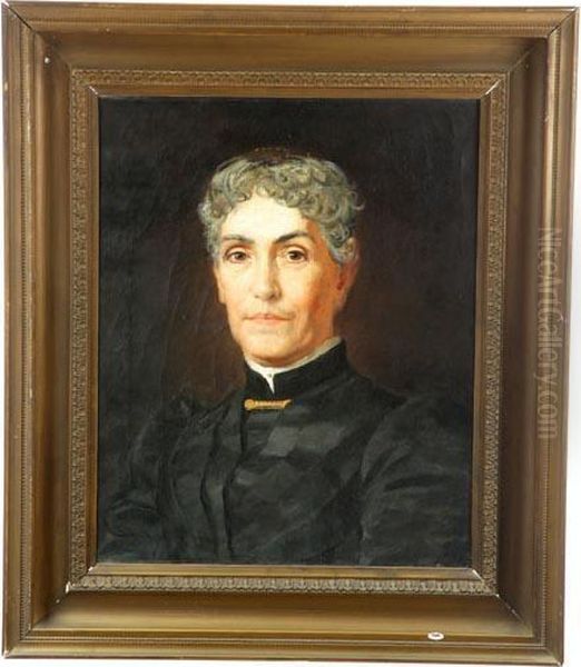 Margaret Antoinette Ward Dunsmore Oil Painting by John Ward Dunsmore