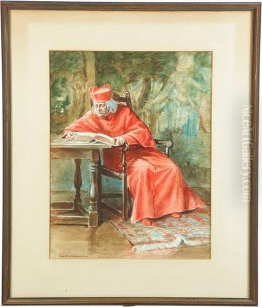 The Cardinal Oil Painting by John Ward Dunsmore