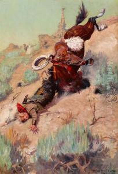 The Badger Hole Oil Painting by W. Herbert Dunton