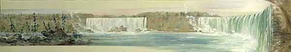 Niagara Falls 1827 1828 Oil Painting by George Catlin