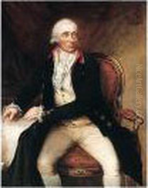 Portrait Of Captain William Money Oil Painting by Dupont Gainsborough