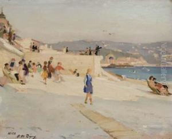 Nice, Sur La Plage by Paul Michel Dupuy