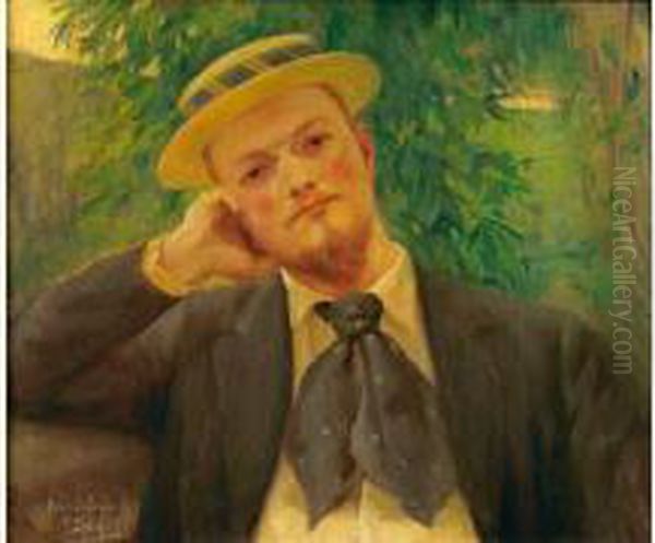 Portrait D'homme Oil Painting by Paul Michel Dupuy