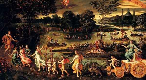 An Allegory Of The Triumph Of Summer Oil Painting by Antoine Caron