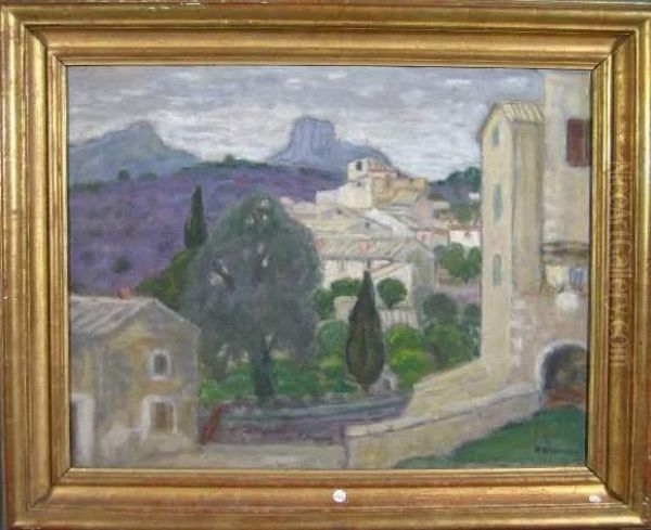 Paysage De Provence Oil Painting by Eugene Antoine Durenne