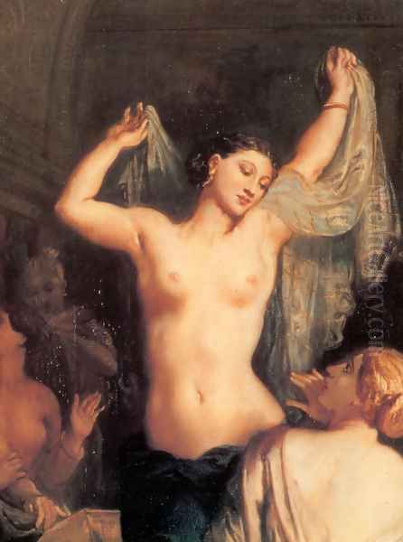 The Tepidarium [detail] Oil Painting by Theodore Chasseriau