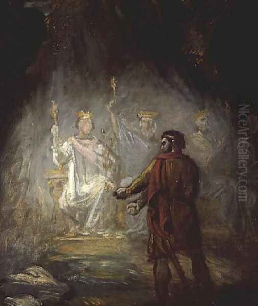 Macbeth Oil Painting by Theodore Chasseriau