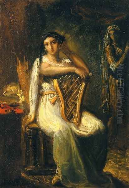 Desdomona Oil Painting by Theodore Chasseriau