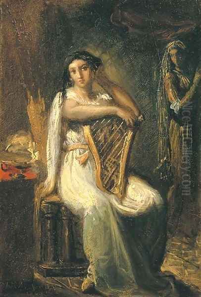 Desdemona Oil Painting by Theodore Chasseriau