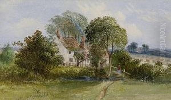 The Norwich Turnpike At Raydon Oil Painting by J. Duvall