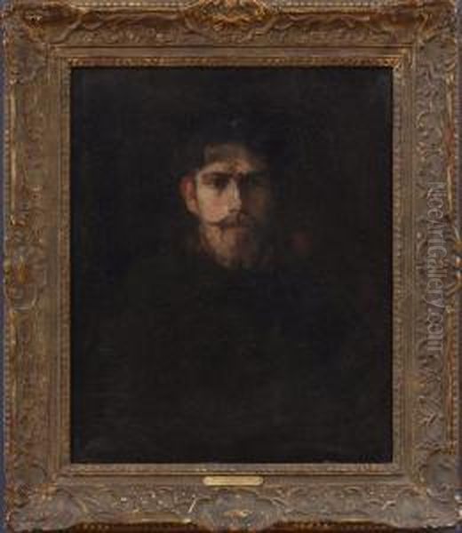 Portrait Of Mr. Dielman Oil Painting by Frank Duveneck