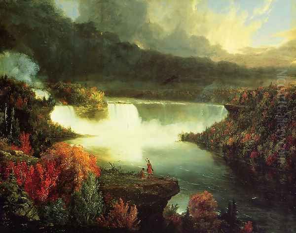 Niagara Falls, 1830 Oil Painting by Thomas Cole