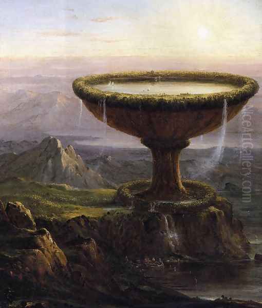 The Titan's Goblet 1833 Oil Painting by Thomas Cole