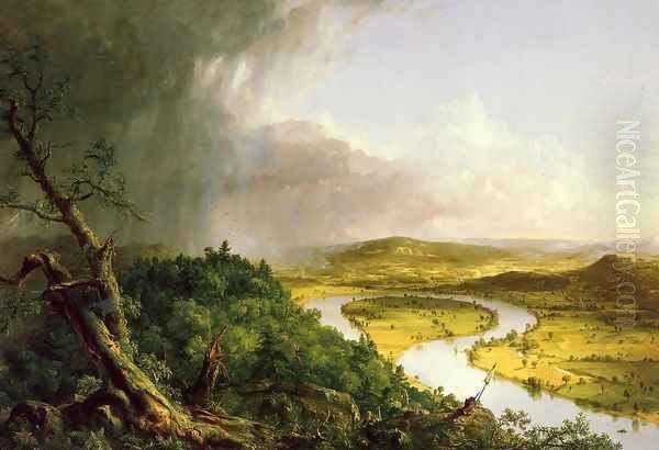 The Oxbow Oil Painting by Thomas Cole