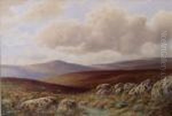 Dartmoor,nr. Princetown Oil Painting by William Henry Dyer