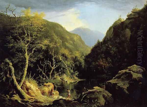 Autumn in the Catskills Oil Painting by Thomas Cole