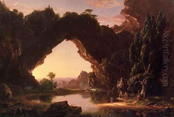 Evening in Arcady Oil Painting by Thomas Cole