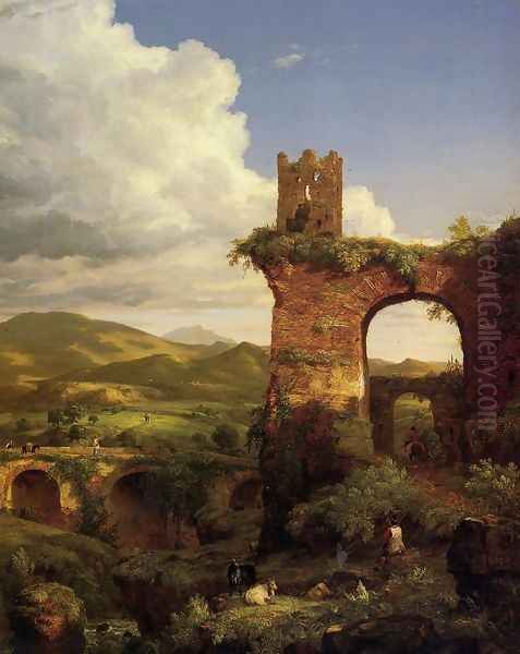 Arch of Nero Oil Painting by Thomas Cole