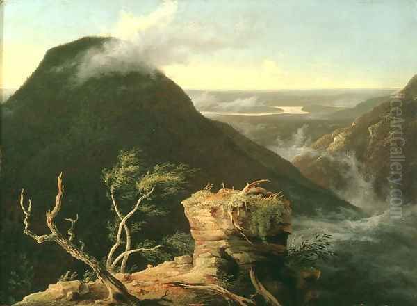 View of the Round-Top in the Catskill Mountains, 1827 Oil Painting by Thomas Cole