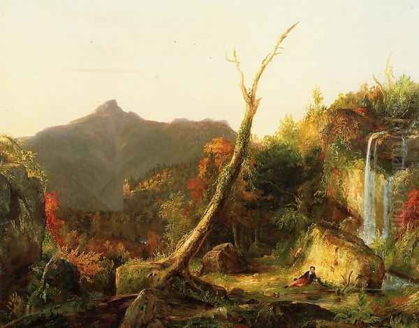 Autumn Landscape (Mount Chocorua) Oil Painting by Thomas Cole