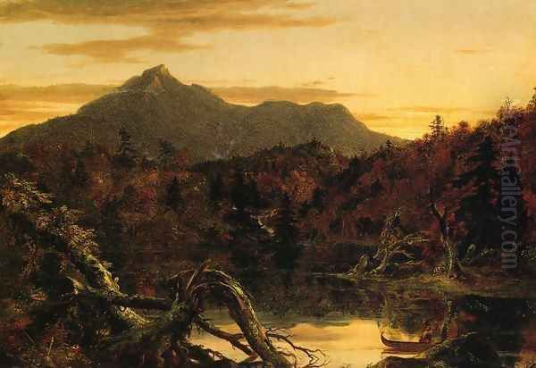 Autumn Twilight, View of Corway Peak, 1834 Oil Painting by Thomas Cole