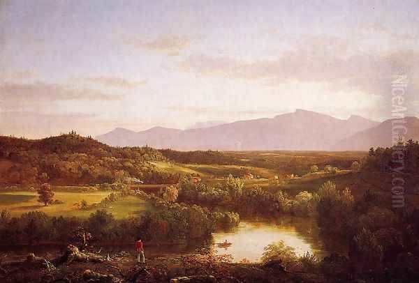 River in the Catskills Oil Painting by Thomas Cole