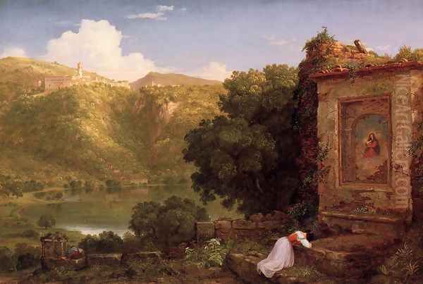 Il Penseroso Oil Painting by Thomas Cole