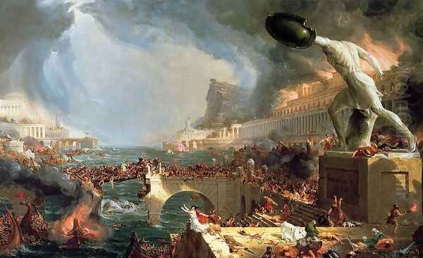 The Course of Empire: Destruction, 1836 Oil Painting by Thomas Cole