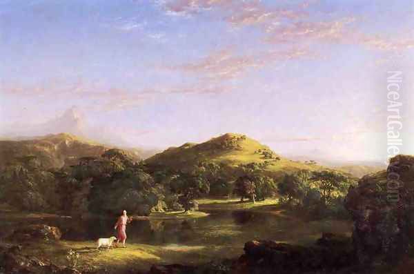 The Good Shepherd Oil Painting by Thomas Cole