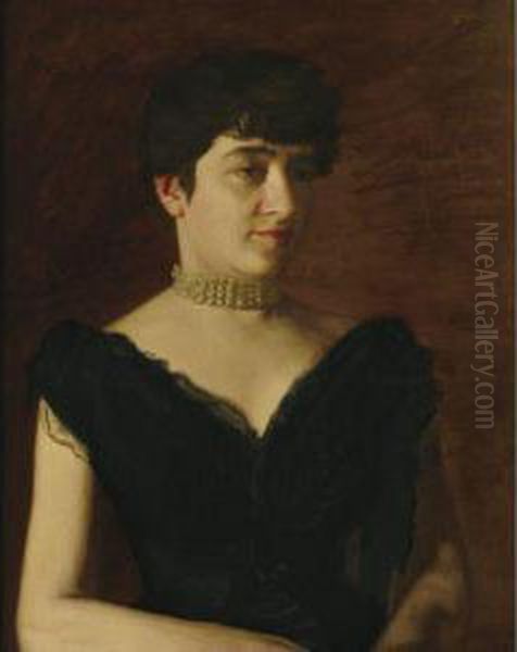 Mrs. William H. Green Oil Painting by Thomas Cowperthwait Eakins