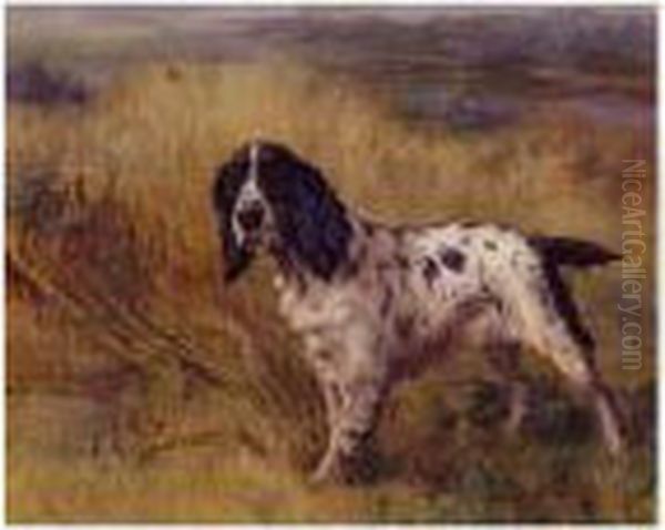 Man's Best Friend Oil Painting by Maud Earl