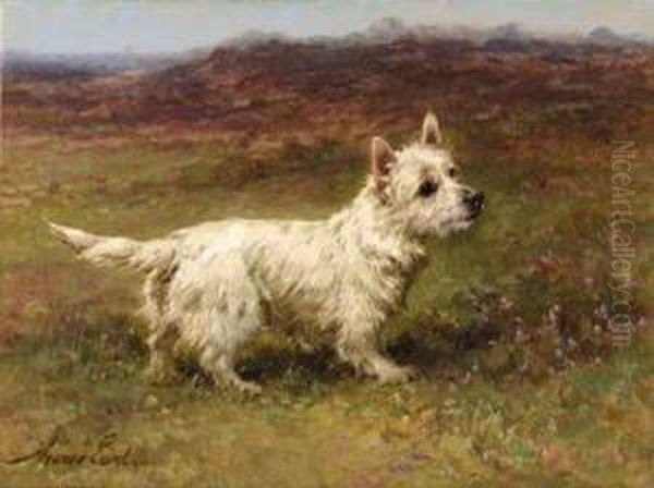 A Westhighland Terrier by Maud Earl