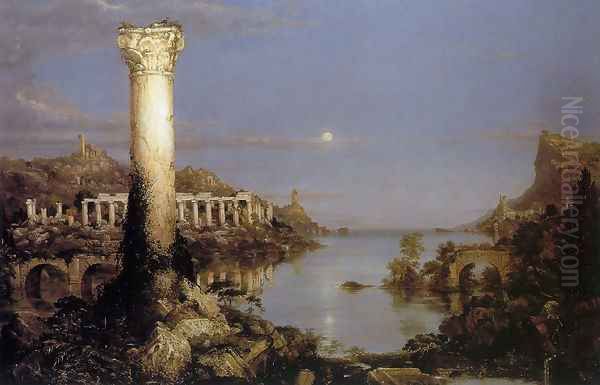 The Course of the Empire: Desolation Oil Painting by Thomas Cole